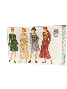 Butterick 4252 Misses' Dresses Sewing Pattern Size 6-8-10-12-14 Uncut 90s